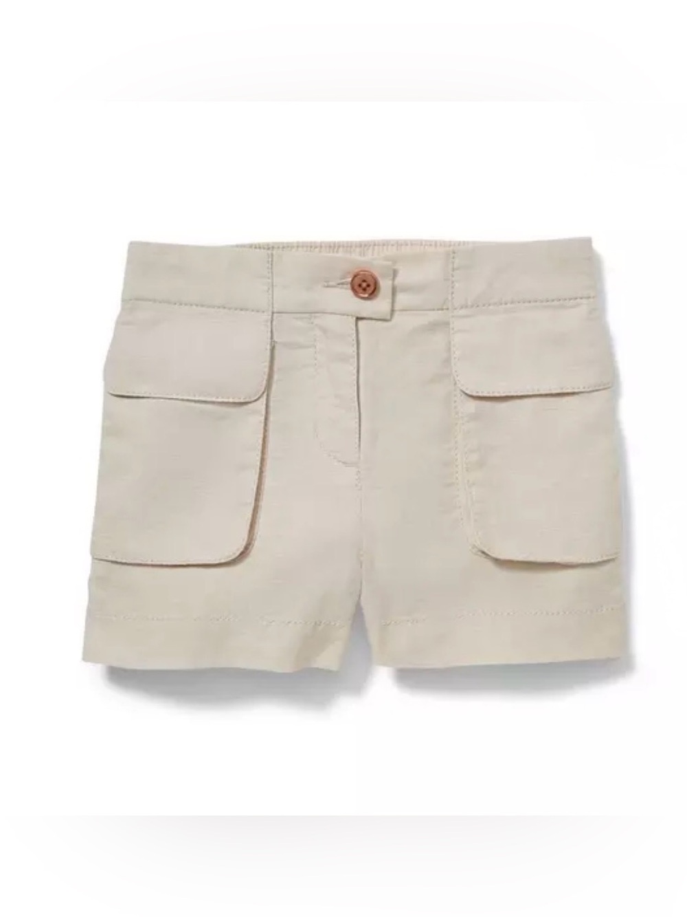 EUC Janie and Jack Linen Cargo Shorts in Natural Beige Size: 2T|Summer, Casual